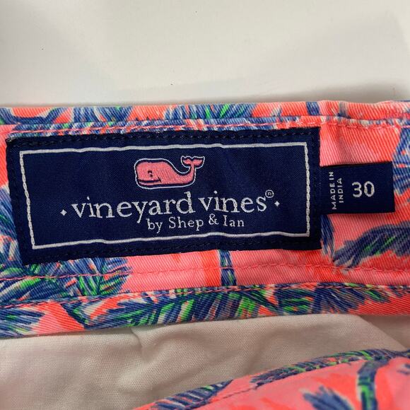Vineyard Vines by Shep amd Ian Hawaian Pink Breaker Shorts Size 30 - Picture 11 of 12